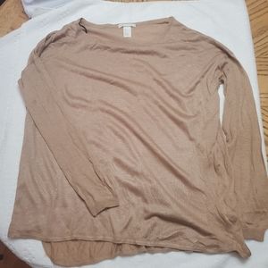 H&m tan light sweater